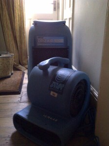 Drying out the walls